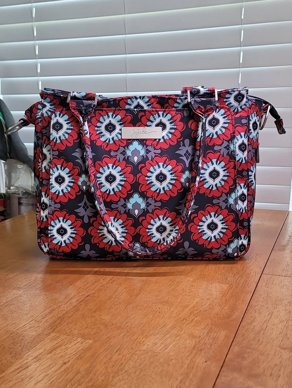 JuJuBe Be Classy diaper bag in the